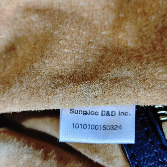 MCM Hobo Handbag Aren Extra Large Drawstring Black Leather Dual Handle Italy COA - Picture 9 of 16